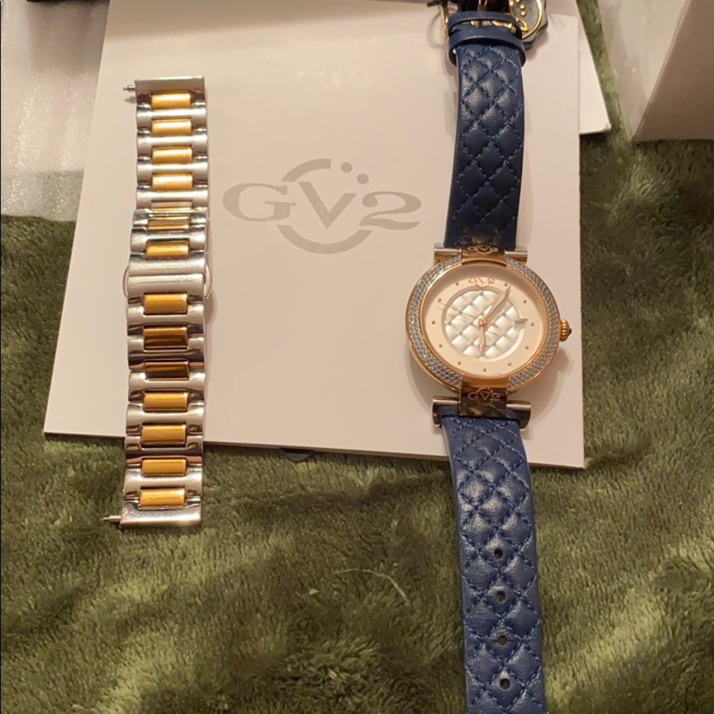 Ladies GB2 Berletta rose/silver two tone watch